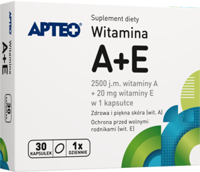 WITAMINA A+E APTEO 30KAPSUŁEK