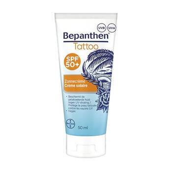 BEPANTHEN TATTOO KREM Z FILTREM SPF 50+ DO SKÓRY WYTATUOWANEJ 50ML