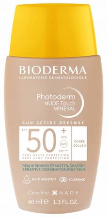 BIODERMA PHOTODERM NUDE MINERAL SPF50+,ciemny 40ML