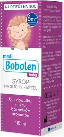 BOBOLEN BABY SYROP NA SUCHY KASZEL 115ML 