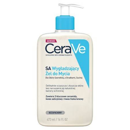 CERAVE SA WYGŁADZAJĄCY ŻEL DO MYCIA 473ML