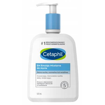 CETAPHIL EM EMULSJA DO MYCIA 500ML,idealny prezent