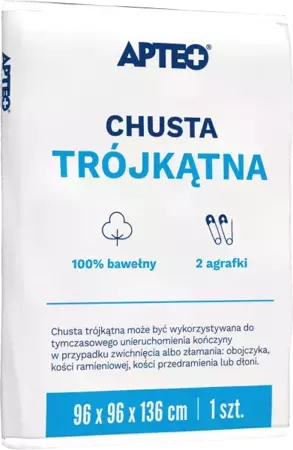 CHUSTA TRÓJKĄTNA APTEO CARE 1 SZTUKA