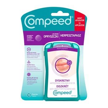 COMPEED DYSKRETNY PLASTER NA OPRYSZCZKĘ 15SZTUK