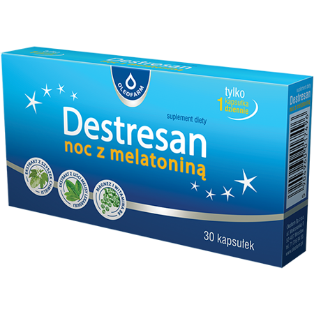 DESTRESAN NOC Z MELATONINĄ  30KAPSUŁEK