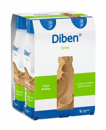 DIBEN DRINK, SMAK PRALINA 4 X 200ML