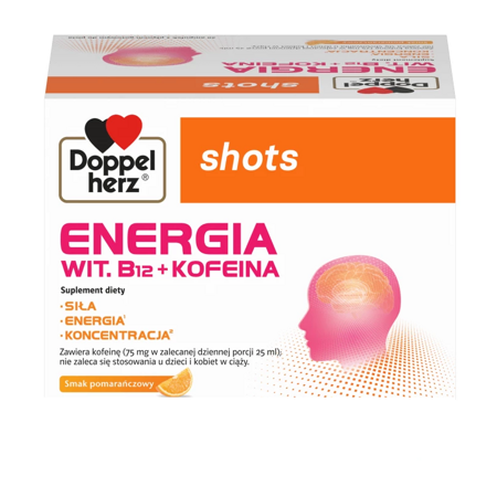 DOPPELHERZ SHOTS ENERGIA PŁYN 1SZTUKA A  25ML