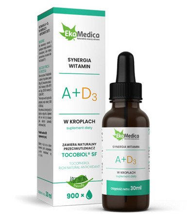 EKAMEDICA WITAMINY A + D3 KROPLE 30ML