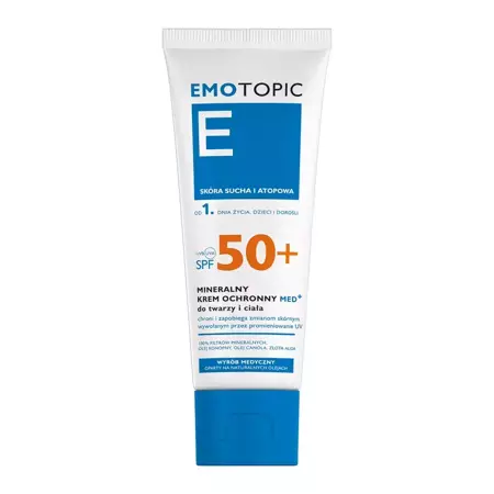 EMOTOPIC MINERALNY KREM OCHRONNY MED+ SPF50+ 75ML