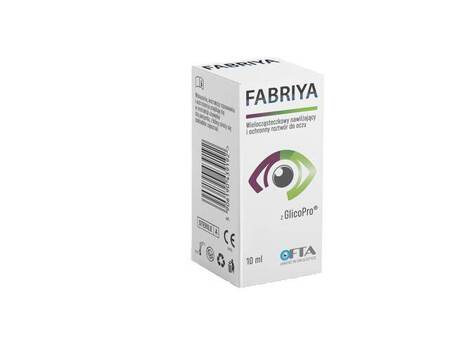 FABRIYA, NAWILŻAJĄCE I OCHRONNE KROPLE DO OCZU 10ML