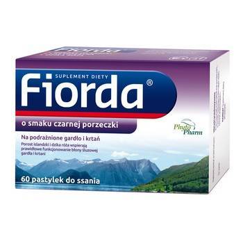 FIORDA SMAK CZARNA PORZECZKA 60PASTYLEK DO SSANIA