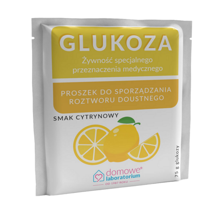 GLUKOZA O SMAKU CYTYNOWYM 75G (HYDREX)