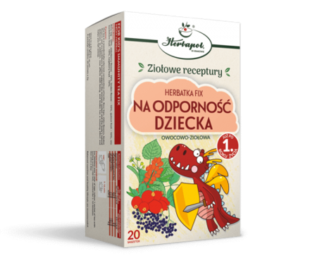 HERBATKA NA ODPORNOŚĆ DZIECKA 20SASZETEK(HERBAPOL)