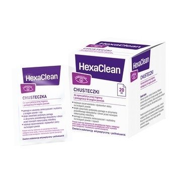 HEXACLEAN CHUSTECZKI 20 SZTUK