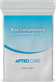 KOC RATUNKOWY SREBRNO-ZŁOTY 160CMX210CM (APTEO) 