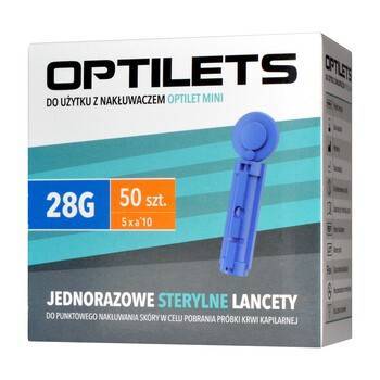 LANCETY  OPTILETS 50SZTUK