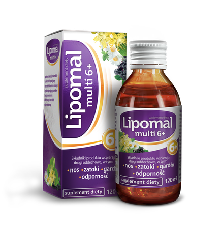 LIPOMAL MULTI 6+ PŁYN 120ML