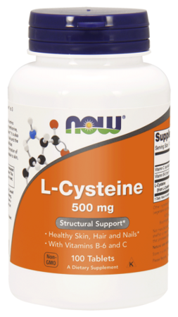 NOW FOODS L-CYSTEINE 500MG 100TABLETEK