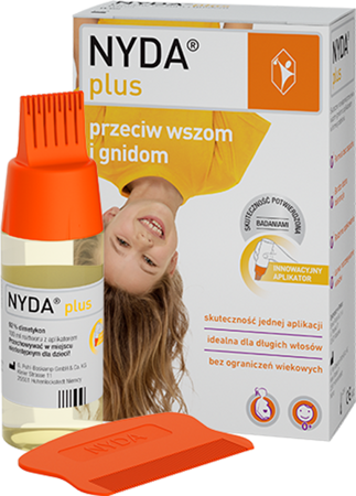 NYDA PLUS,przeciw wszom i gnidom, PŁYN 100ML