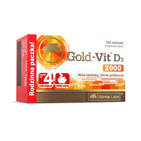 OLIMP GOLD-VIT D3 2000 120TABLETEK 