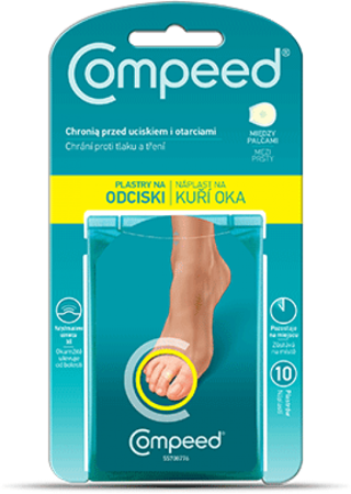 PLASTRY COMPEED NA ODCISKI MIEDZY PALCAMI 10SZTUK