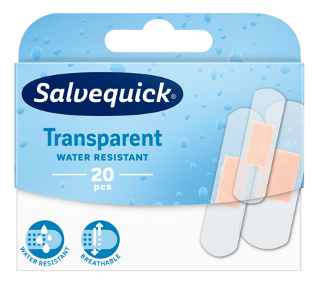 PLASTRY SALVEQUICK TRANSPARENT 20SZTUK 