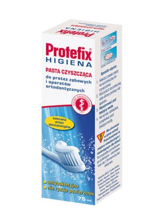 PROTEFIX PASTA CZYSZCZĄCA DO PROTEZ 75G