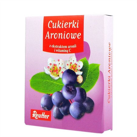 REUTTER CUKIERKI ARONIOWE 50G