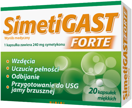 SIMETIGAST FORTE 240MG 20KAPSUŁEK