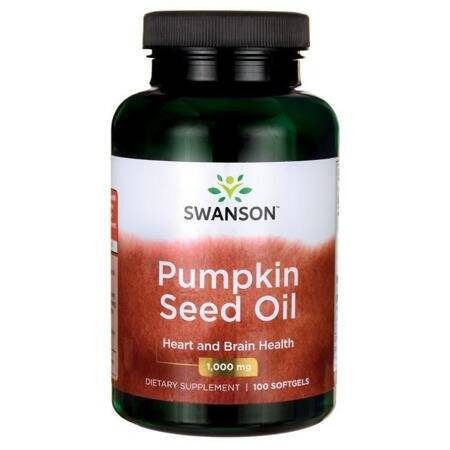 SWANSON PUMPKIN, OLEJ Z PESTEK DYNI 1000MG 100KAPS