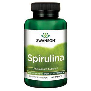 SWANSON SPIRULINA 500MG 180TABLETEK