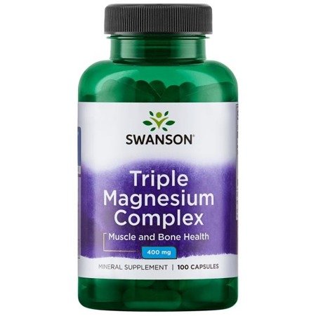 SWANSON TRIPLE MAGNESIUM COMPLEX 100 KAPSUŁEK