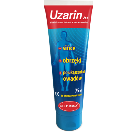 UZARIN ŻEL, na obrzęki i siniaki, 75ML