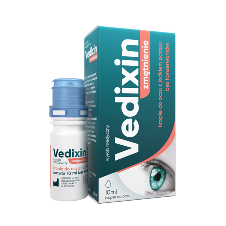 VEDIXIN ZMĘTNIENIE KROPLE DO OCZU 10ML