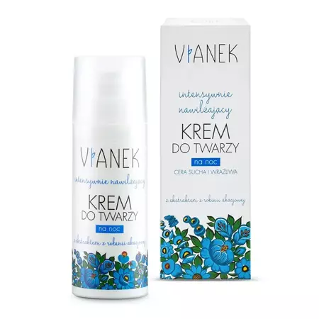 VIANEK NAWILŻAJĄCY KREM DO TWARZY NA NOC 50ML