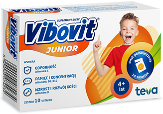 VIBOVIT JUNIOR SMAK POMARAŃCZOWY 14SASZETEK