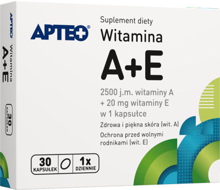 WITAMINA A+E APTEO 30KAPSUŁEK