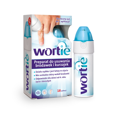 WORTIE preparat do usuwania brodawek,kurzajek 50ML