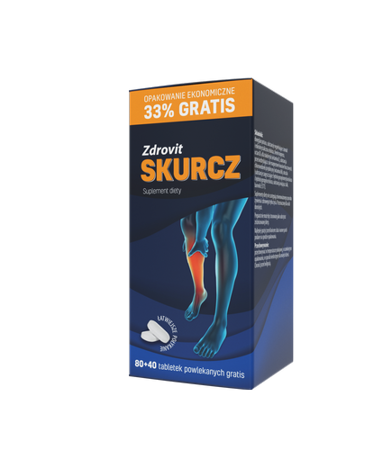 ZDROVIT SKURCZ 80+40GRATIS TABLETEK POWLEKANYCH