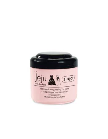 ZIAJA JEJU CZARNY CUKROWY PEELING DO CIAŁA 200ML